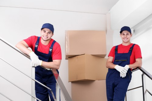Man With Van Richmond pricing explained with a moving van and boxed household items