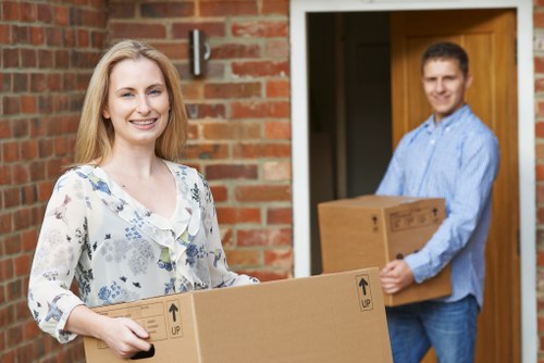 Office removals team planning a move in Richmond