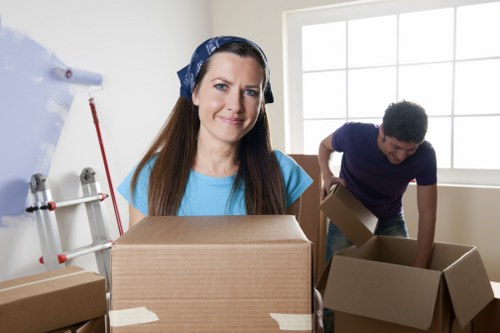 Removal crew planning a furniture move in Richmond