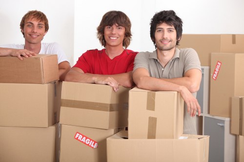 Safe loading of furniture into a van with careful planning