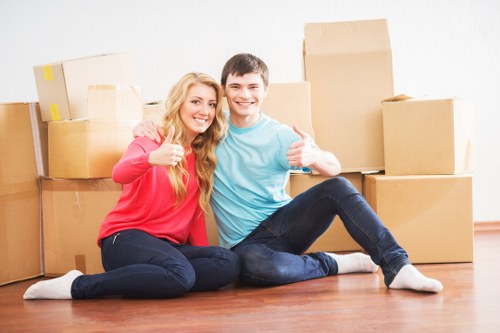 Packing and loading support for a Richmond move