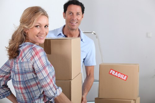 Commercial moving truck for offices and business relocations in Richmond