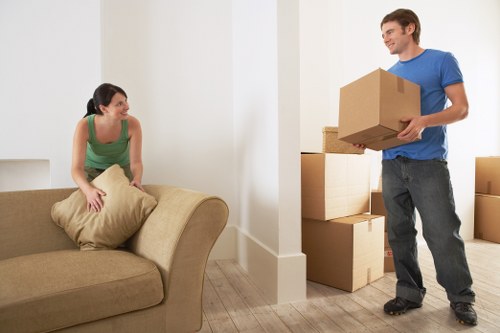 Preparing office furniture and boxes for a Richmond relocation