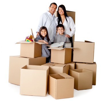 Careful loading of furniture during an inner-city Richmond house move